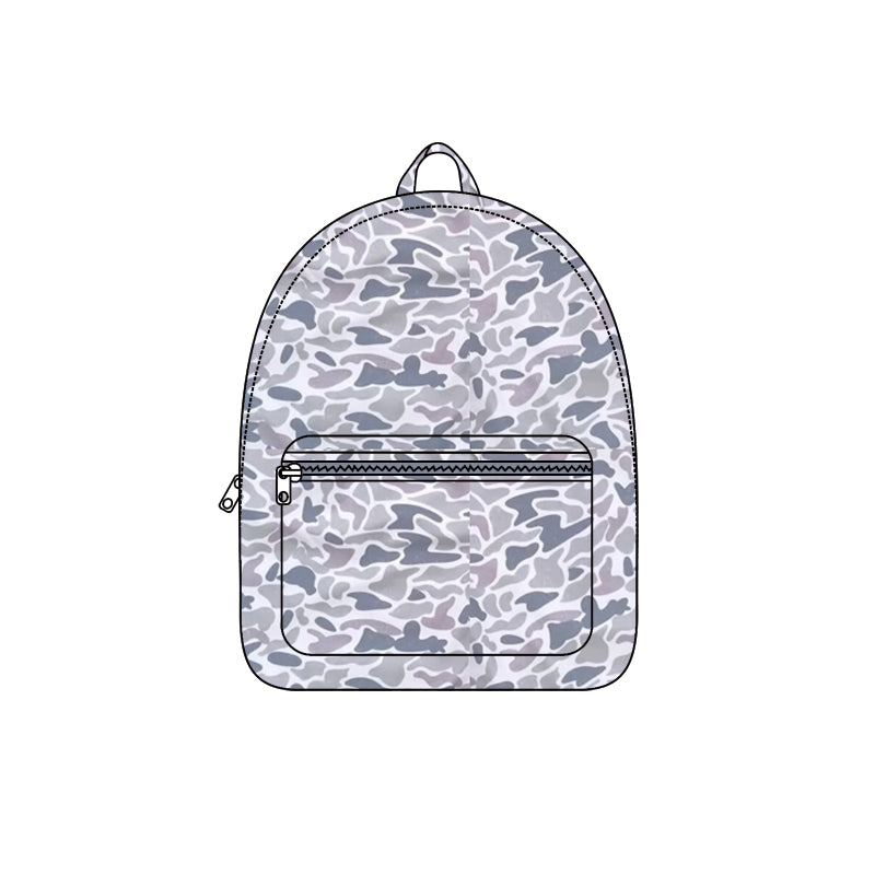 Preorder BA0260 Camouflage gray backpack high quality wholesale