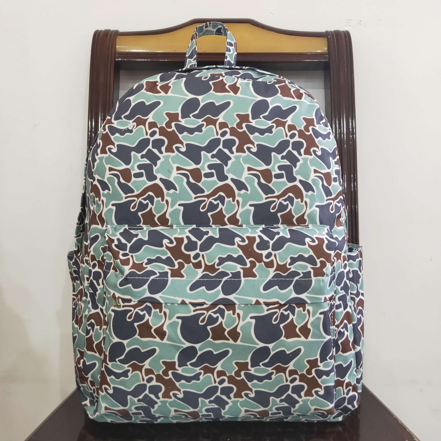 BA0261 Camouflage brown green backpack