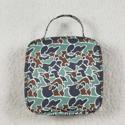 BA0270 Camouflage duck green meal bag lunch box bag RTS Free Shipping Over 2 KG