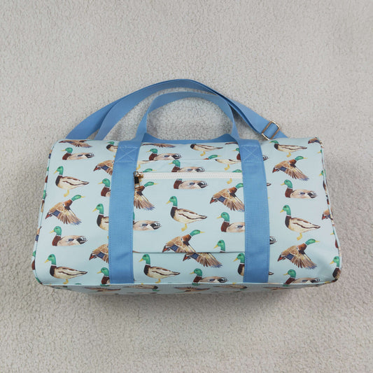 BA0275 Mallard Ducks Blue Duffle Bag 202609 RTS