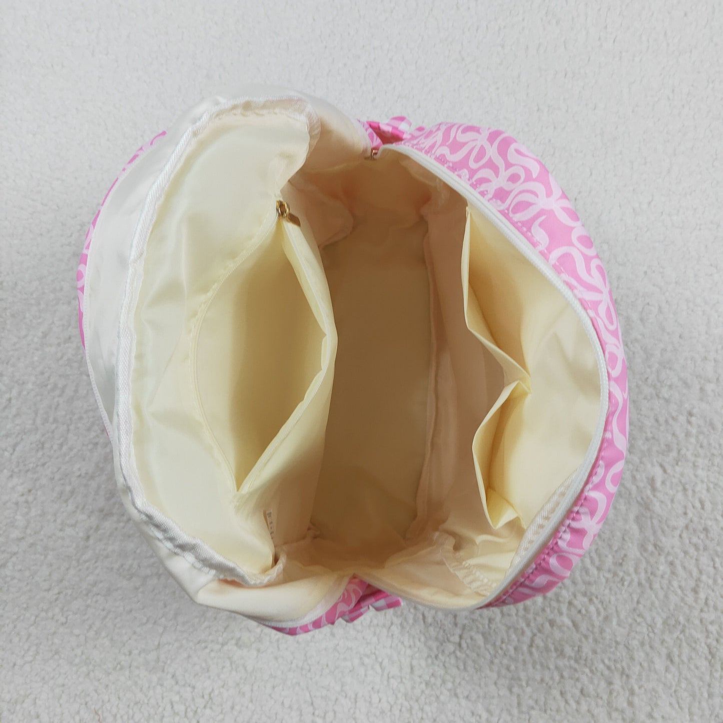 BA0308 Pink Bows Ruffle Backpack 5*13.5*17 inches 202508 RTS