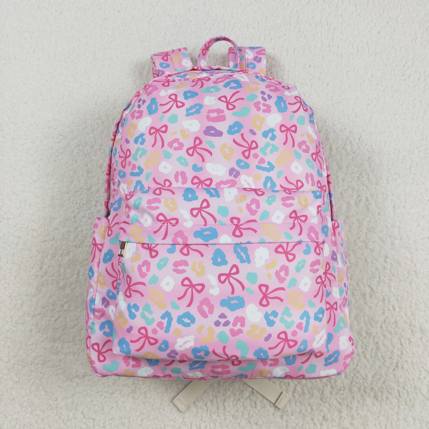 BA0319 Colored Bows Pink Backpack 202508 RTS
