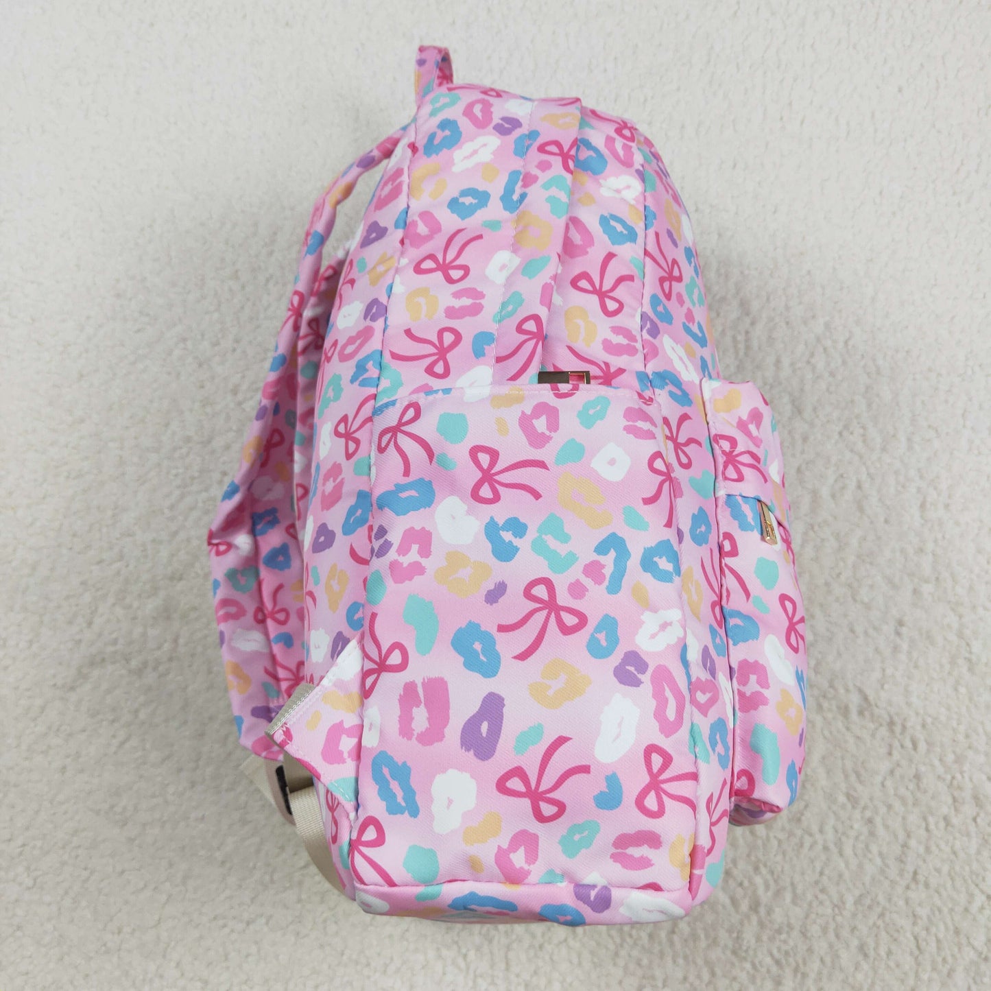 BA0319 Colored Bows Pink Backpack 202508 RTS