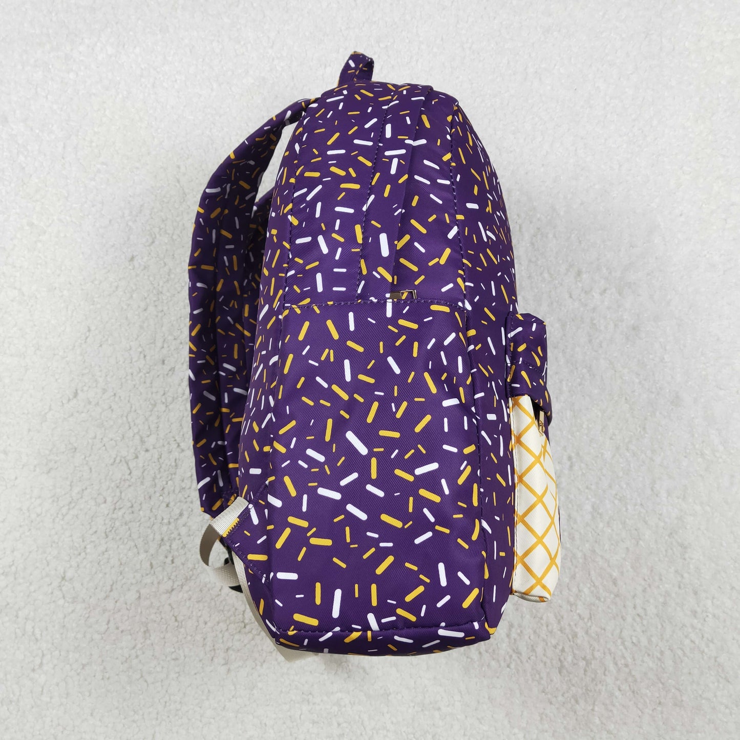BA0327 Waffle Ice Cream Purple Backpack 202511 RTS