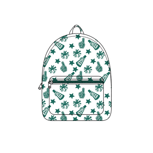 Preorder BA0350 Cheer Fireworks Green White Backpack 202508