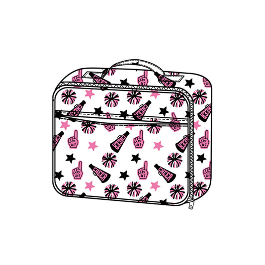 Preorder BA0363 Cheer Fireworks Black Pink Lunch Bag 202508