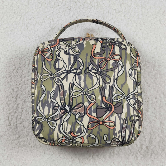 BA0393 Bows Camouflage Army Green Lunch Bag 202604 RTS
