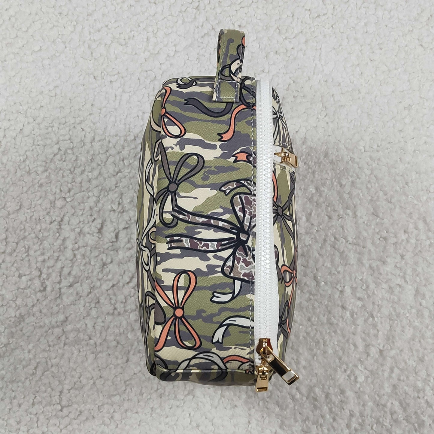 BA0393 Bows Camouflage Army Green Lunch Bag 202604 RTS
