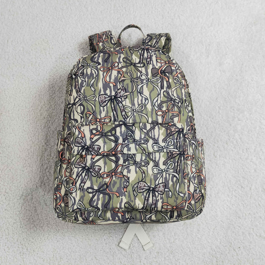 BA0394 Bows Camouflage Army Green Backpack 202606 RTS
