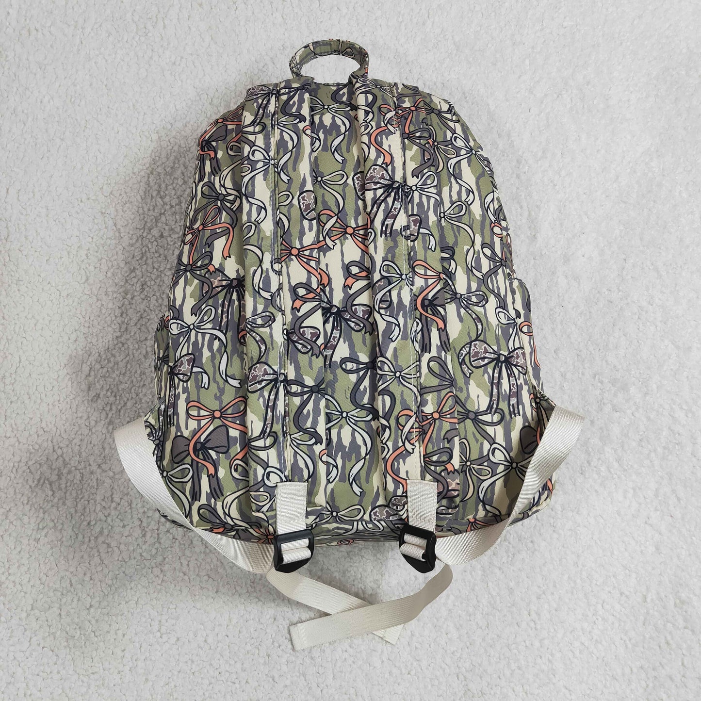 BA0394 Bows Camouflage Army Green Backpack 202606 RTS