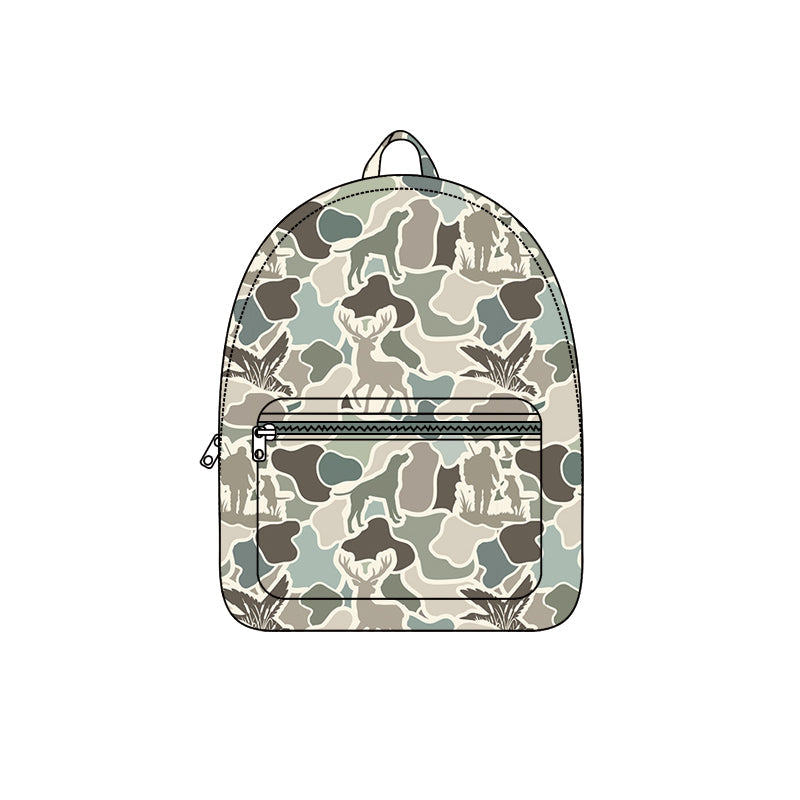Preorder MOQ 5 pcs each Hunting Deer Camo Kids Matching Bags