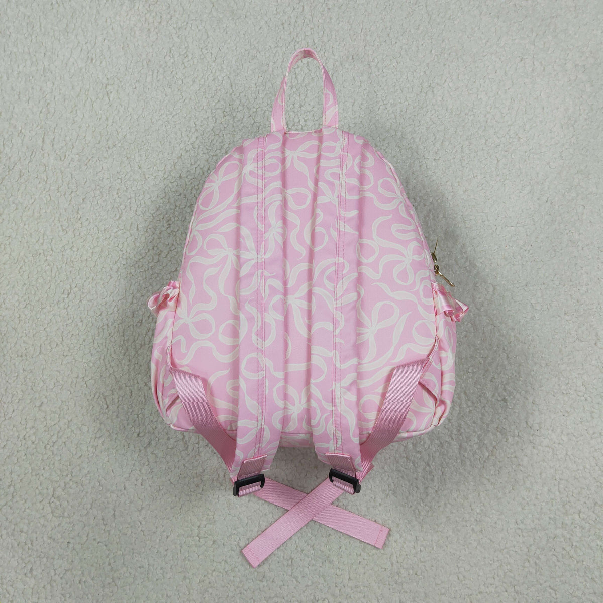 BA0459 Bows Ruffles Pink Bag Backpack
