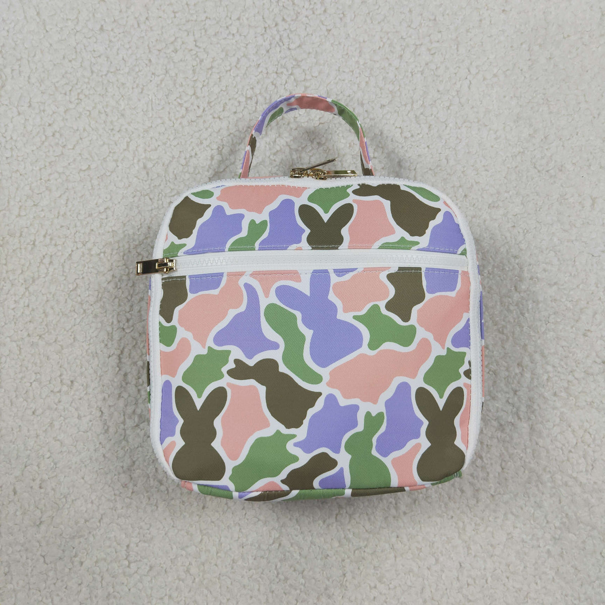 BA0463 Easter Bunny Camo Lunch Box Bag