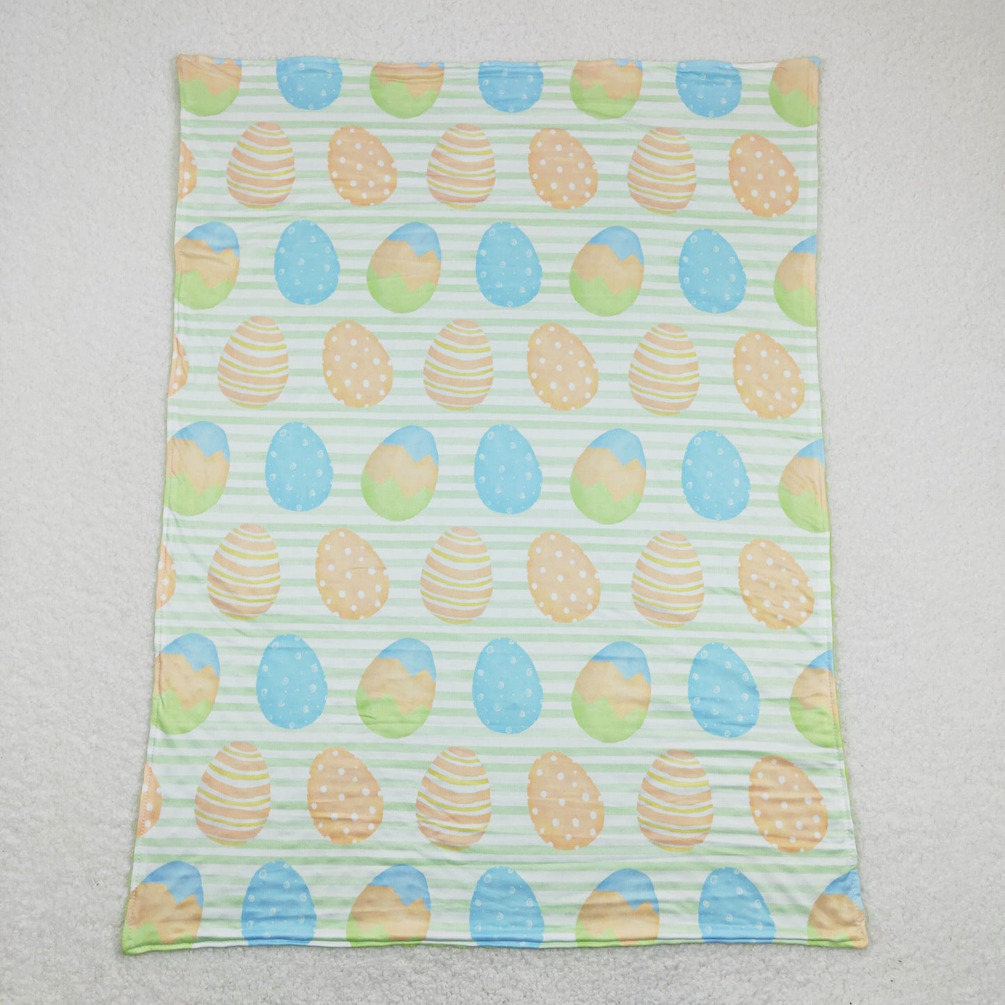 BL0102 Easter Eggs Blue Green Blanket 29-43 inches RTS 202507