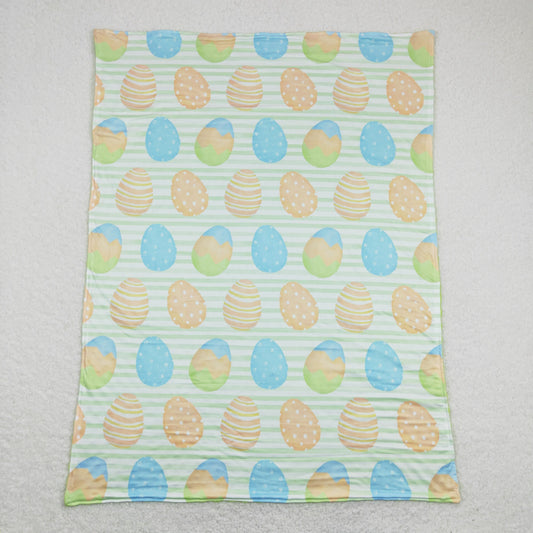 BL0102 Easter Eggs Blue Green Blanket 29-43 inches RTS 202507