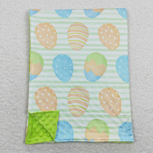 BL0102 Easter Eggs Blue Green Blanket 29-43 inches RTS 202507
