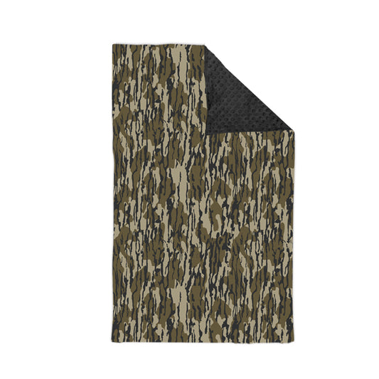 Preorder BL0147 NO MOQ Army green camouflage baby blanket