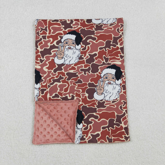 BL0162 Brown Camouflage Baby Christmas Blankets 29-43 inches 202510 RTS