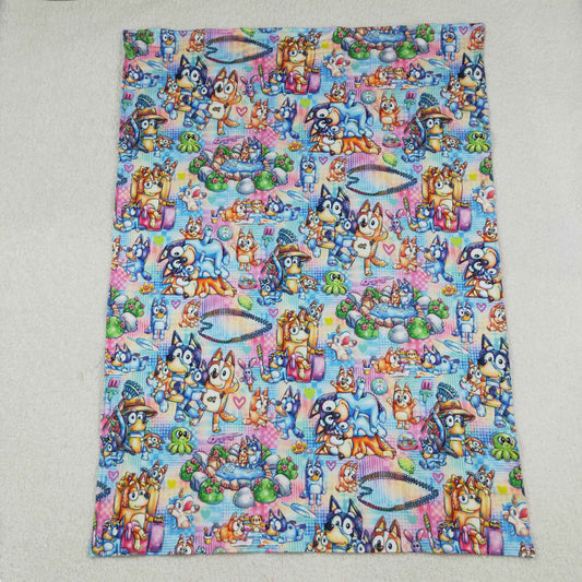 BL0192 Cartoon Bluey Blue 29-43 inches Baby Blanket Wholesale 202510 RTS