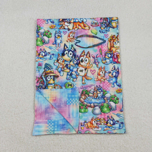 BL0192 Cartoon Bluey Blue 29-43 inches Baby Blanket Wholesale 202510 RTS