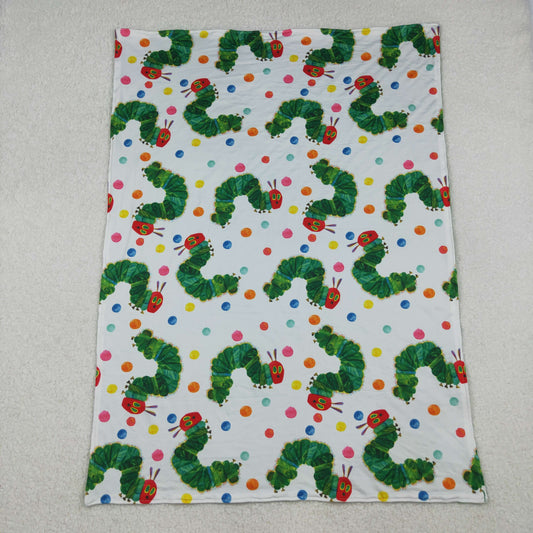 BL0202 Caterpillar Green 29-43 inches Baby Blankets 202510 RTS