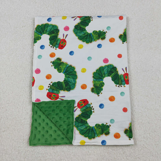 BL0202 Caterpillar Green 29-43 inches Baby Blankets 202510 RTS