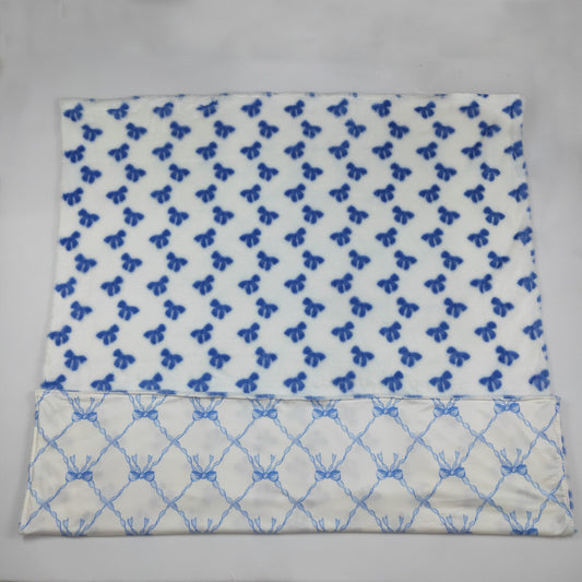 BL0210 Blue Bows 29-43 inches Blanket 202507 RTS Free Shipping Over 2KG