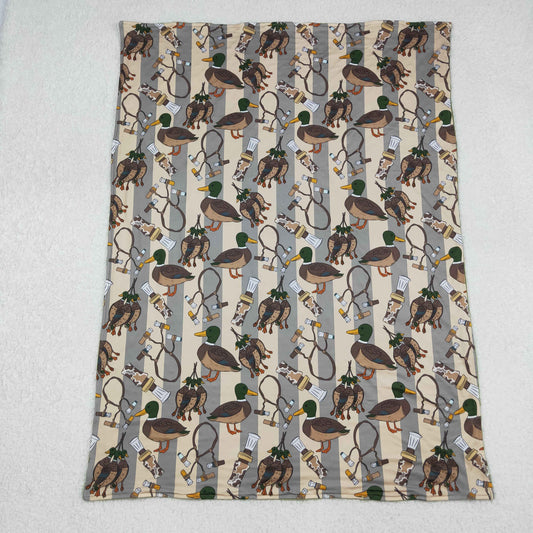 BL0211 Duck Hunting Camo Army Green Baby Blankets 29-43 inches  202509 RTS
