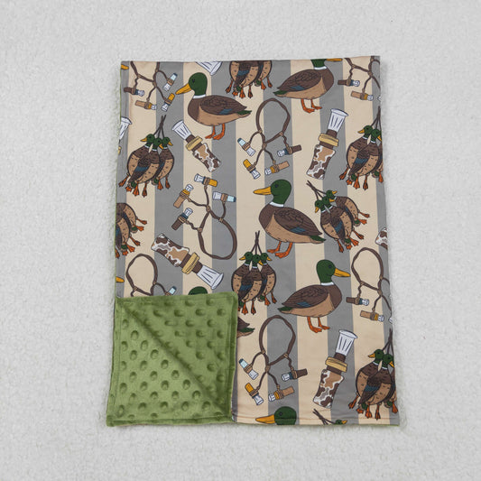 BL0211 Duck Hunting Camo Army Green Baby Blankets 29-43 inches  202509 RTS
