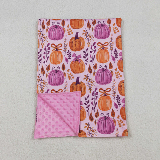 BL0216 Pumpkin Leaf Rose Red Baby Blankets 29-43 inches  202509 RTS