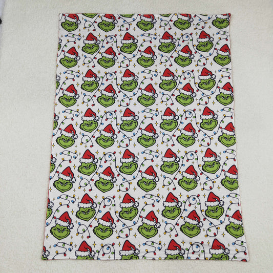 BL0222 Christmas Grinch Red Baby Blankets 29-43 inches  202509 RTS