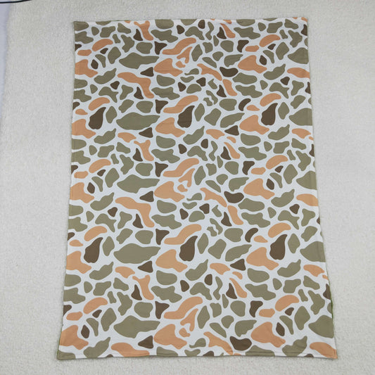 BL0223 Yellow Green Camouflage Baby Blankets 29-43 inches  202509 RTS