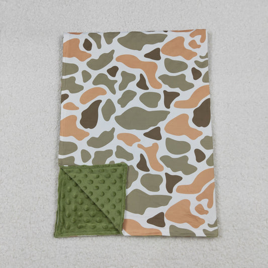 BL0223 Yellow Green Camouflage Baby Blankets 29-43 inches  202509 RTS