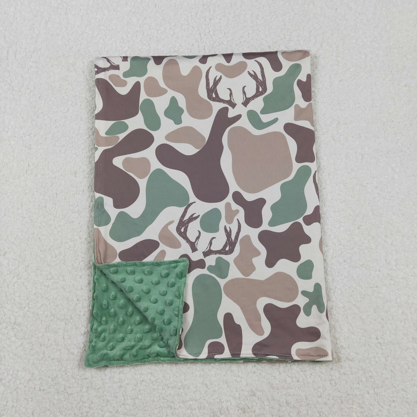 BL0226 Deer Hunting Green Camouflage Baby Blankets 29-43 inches  202511 RTS