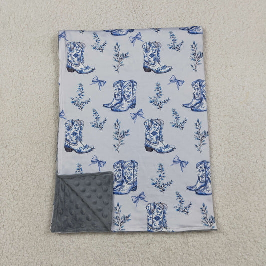 BL0229 Boots Haze Blue Baby Blankets 29-43 inches  202605 RTS