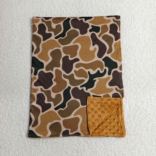 BL0231 Camouflage Brown Baby Blanket 29-43 inches  202606 RTS