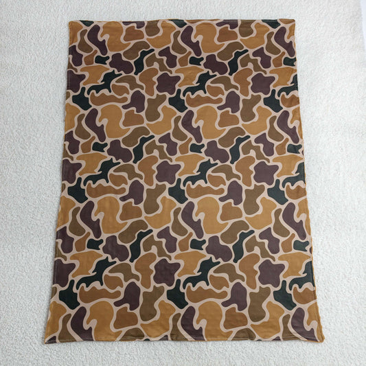 BL0231 Camouflage Brown Baby Blanket 29-43 inches  202606 RTS