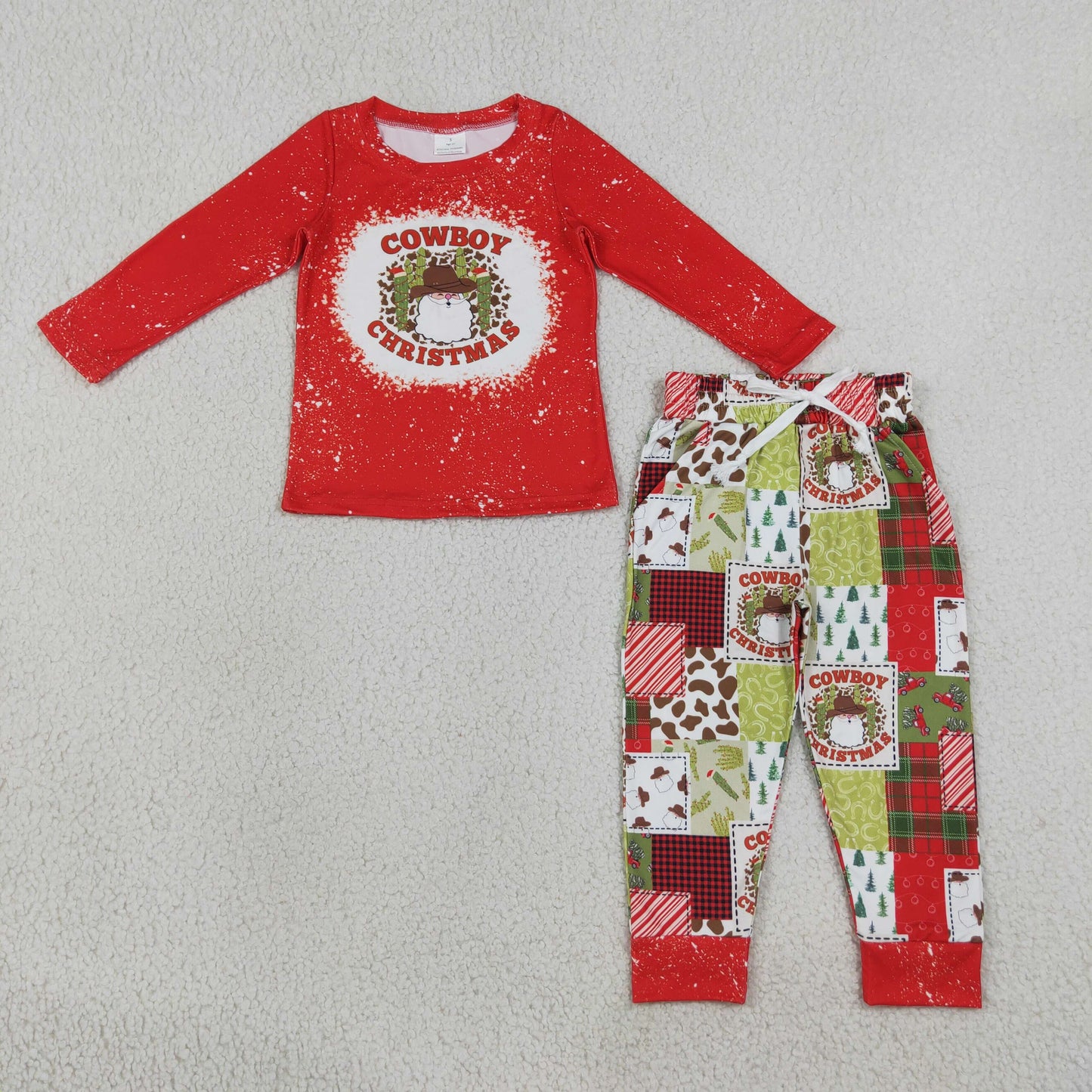 BLP0375 Christmas Cowboys Boys Jogger Set 202609 RTS