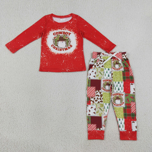 BLP0375 Christmas Cowboys Boys Jogger Set 202609 RTS