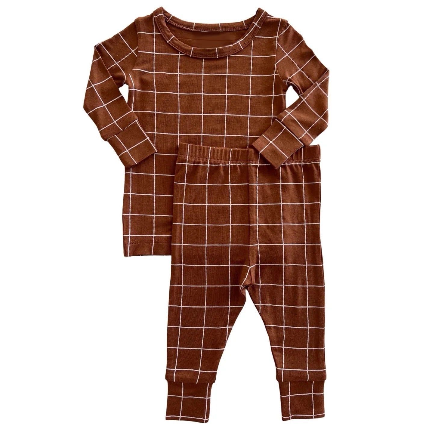 Preorder BLP0883 Brown and white mesh long sleeve trousers pajamas set high quality wholesale