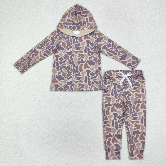 BLP1005 Camouflage Hooded Long-Sleeved Pants Boys Sets RTS 202510
