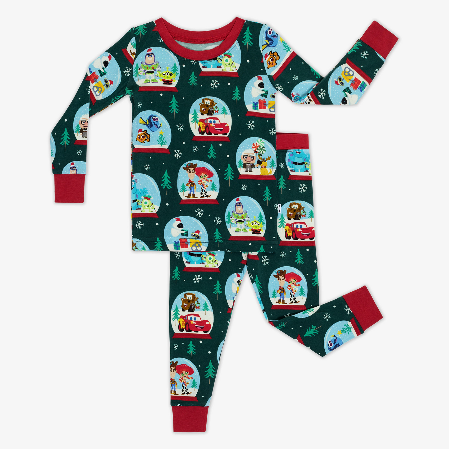 Preorder BLP1010 Cartoon car Toy Story Red and green long sleeve pants pajamas set