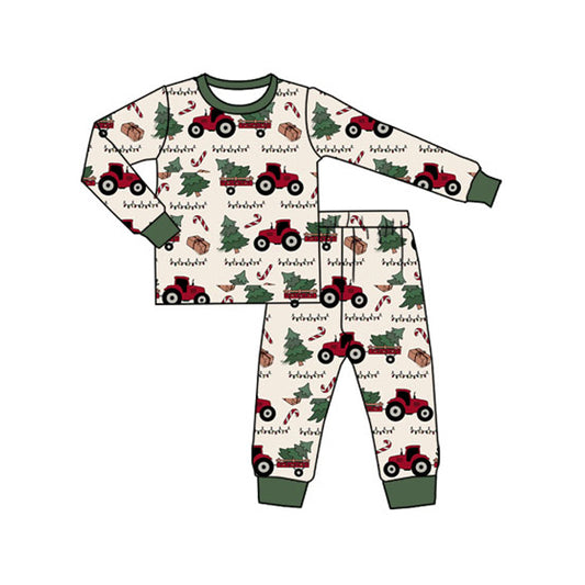preorder  BLP1160 Christmas Boys Long Sleeve Pants Pajamas Set 202507
