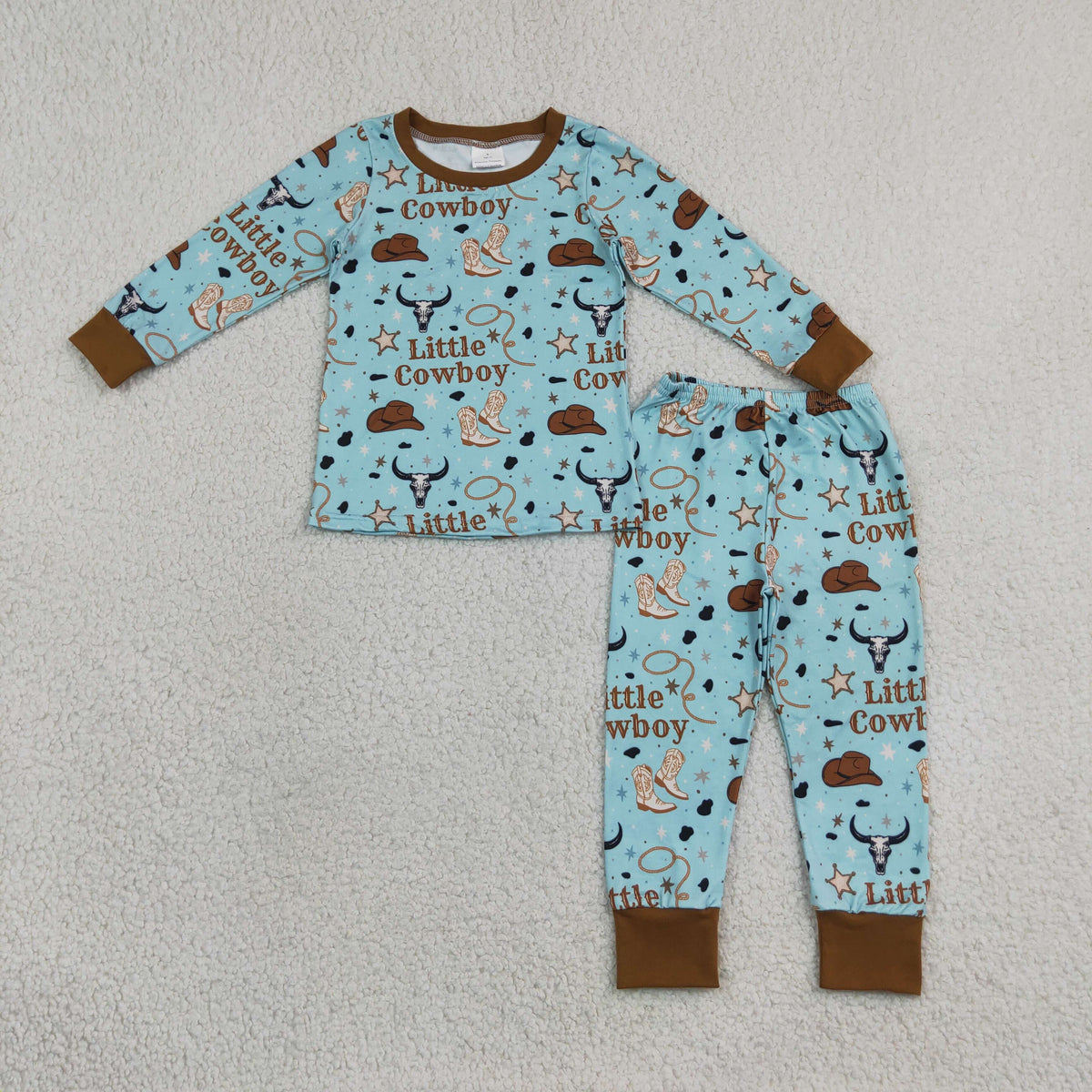 BLP1485 Western Little Cowboy Boys Pajamas Outfits 202609 RTS