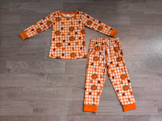 no MOQ BLP1540 pre-order  toddler boy clothes pumpkin print boy fall outfit-real pic 2026.8.21