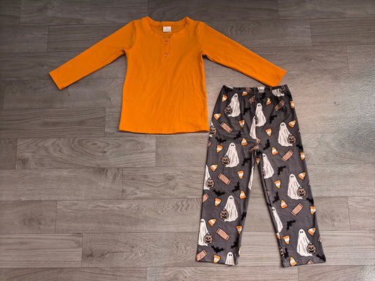 no MOQ BLP1546 pre-order  toddler boy clothes ghost print boy halloween outfit-real pic 2026.8.21