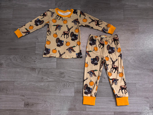 no MOQ BLP1556 pre-order  toddler boy clothes  hunting print boy winter outfit-real pic 2026.8.21