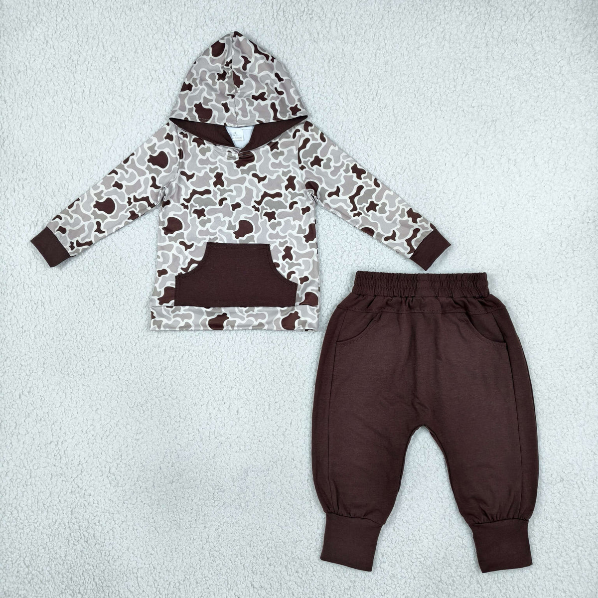 BLP1598 Hunting Camo Hoodie Boys Set