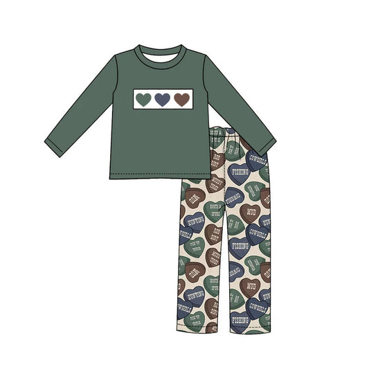Preorder MOQ 5 pcs Each Style Valentine's Day Love Kids Matching Clothes