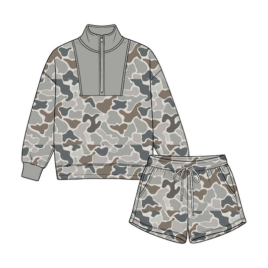 MOQ:5pcs BLS0051 pre-order  toddler boy clothes camo print boy winter outfit-2026.8.22
